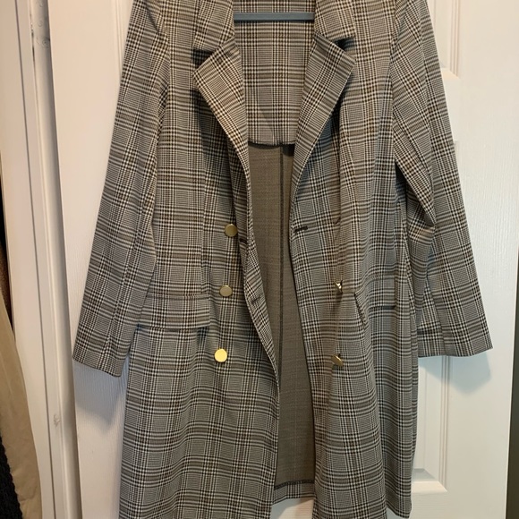 Nanette Lepore Blazer / Jacket Plaid - Picture 3 of 5